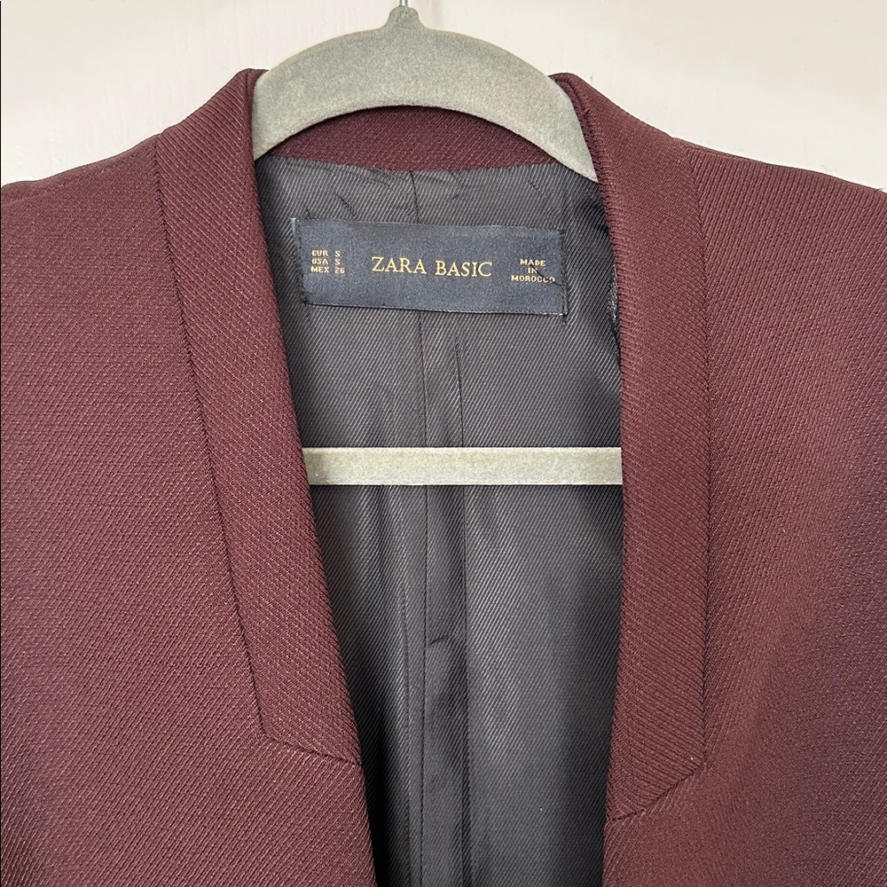Zara Women’s Vest maroon size S - Picture 2 of 3